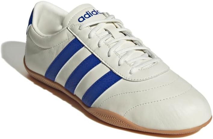 adidas, Adidas Women's Grand Court Low Top, Off White/lucid Blue/gum, 10