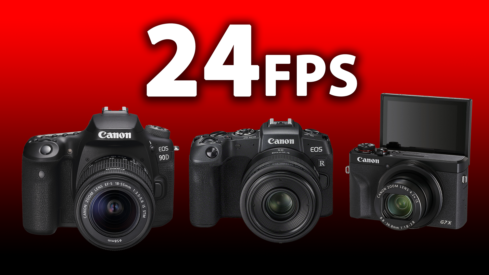 FINALLY! 24fps video comes to the Canon EOS RP, Canon EOS 90D and more ...