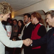 Princess Diana and David Bowie