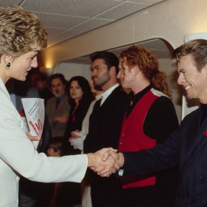 Princess Diana and David Bowie