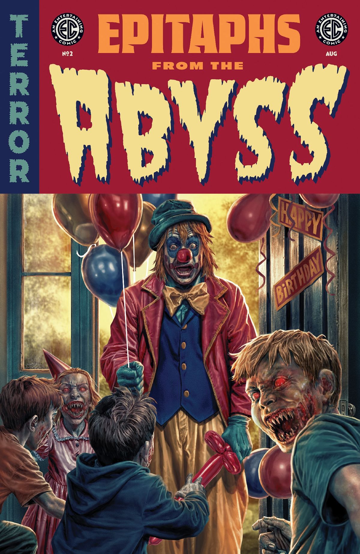 Covers for Epitaphs from the Abyss #1 and #2