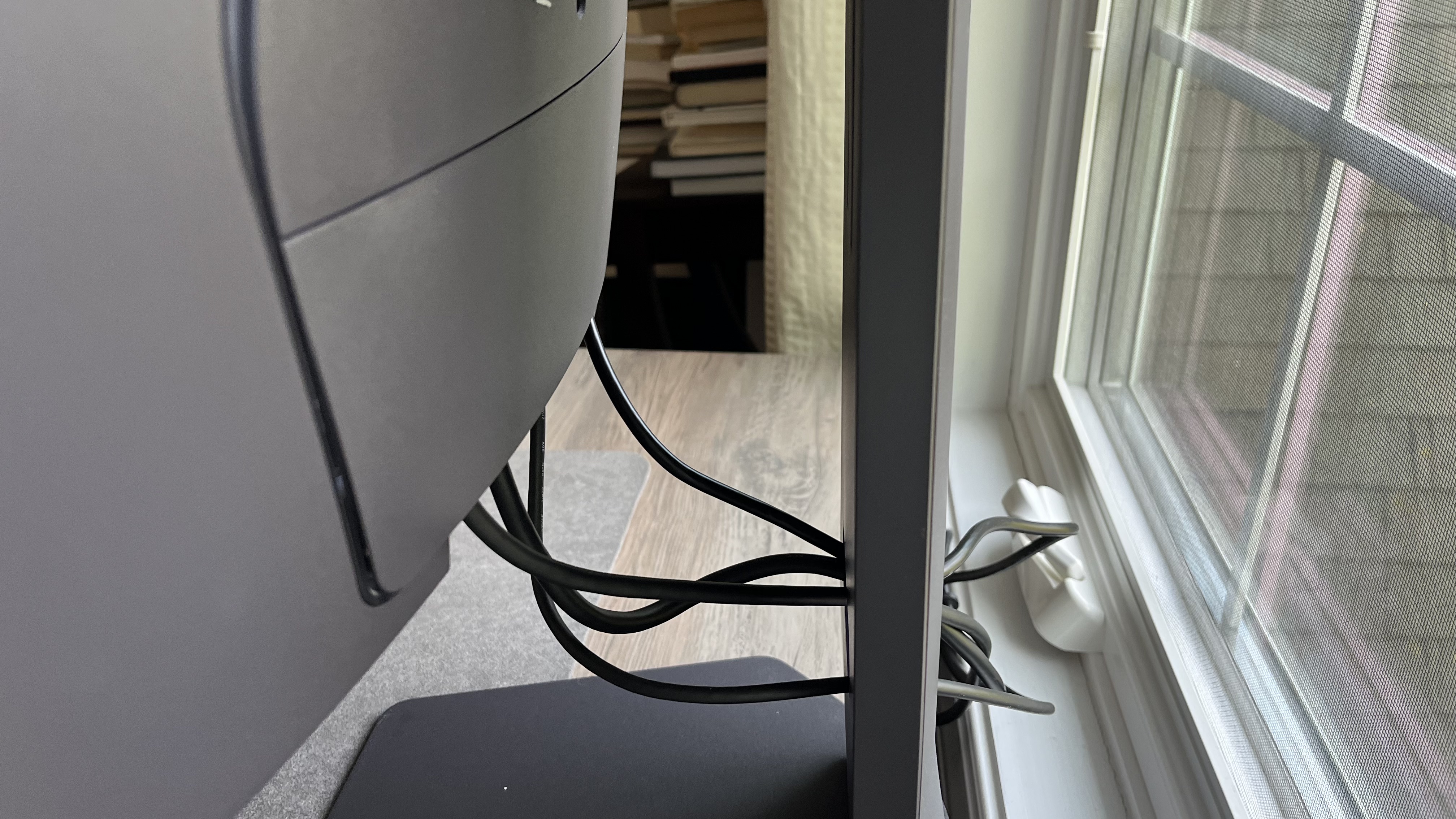 An LG Ultragear GX9 on a desk