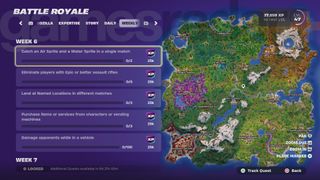 Fortnite Weekly Quests in Chapter 6 Season 1