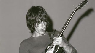 Jeff Beck playing a Gibson Les Paul Standard