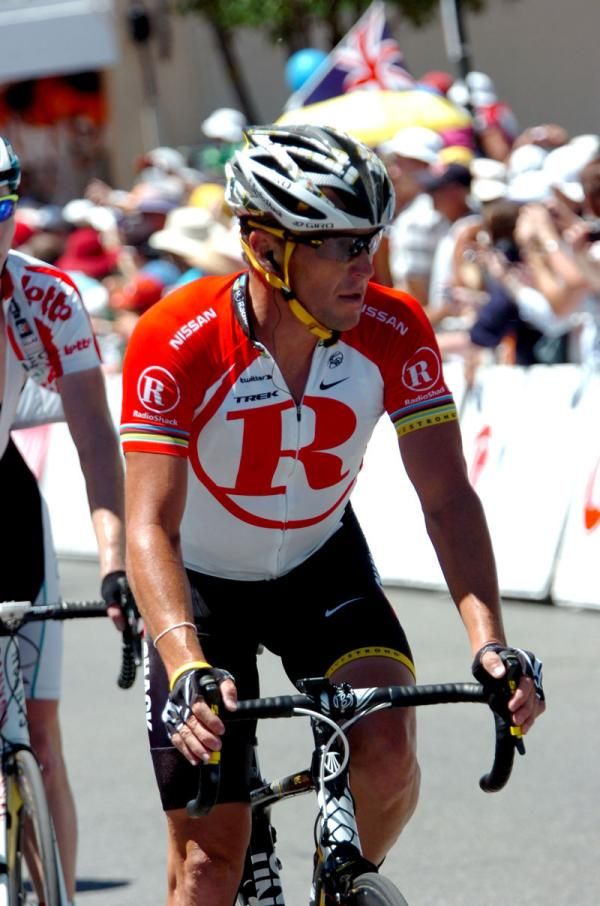 Lance Armstrong (Radioshack) after stage 2