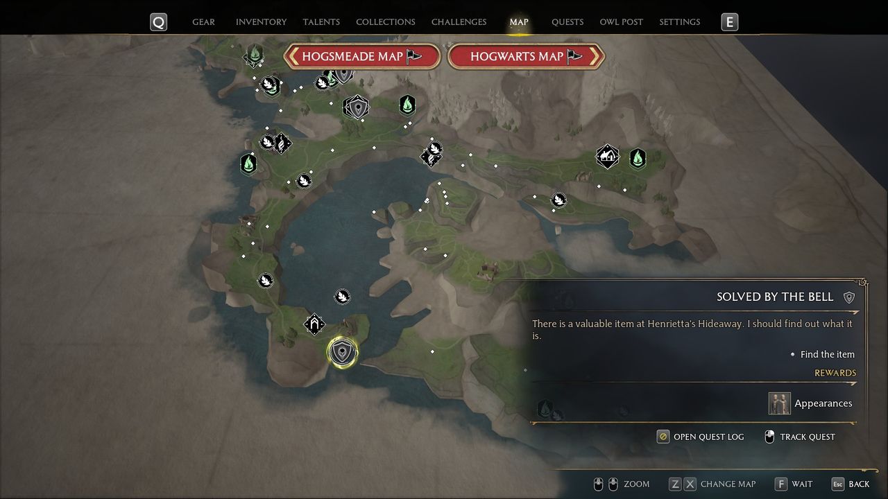 Hogwarts Legacy Solved by the Bell quest location