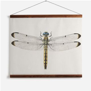 dragonfly painting on white paper