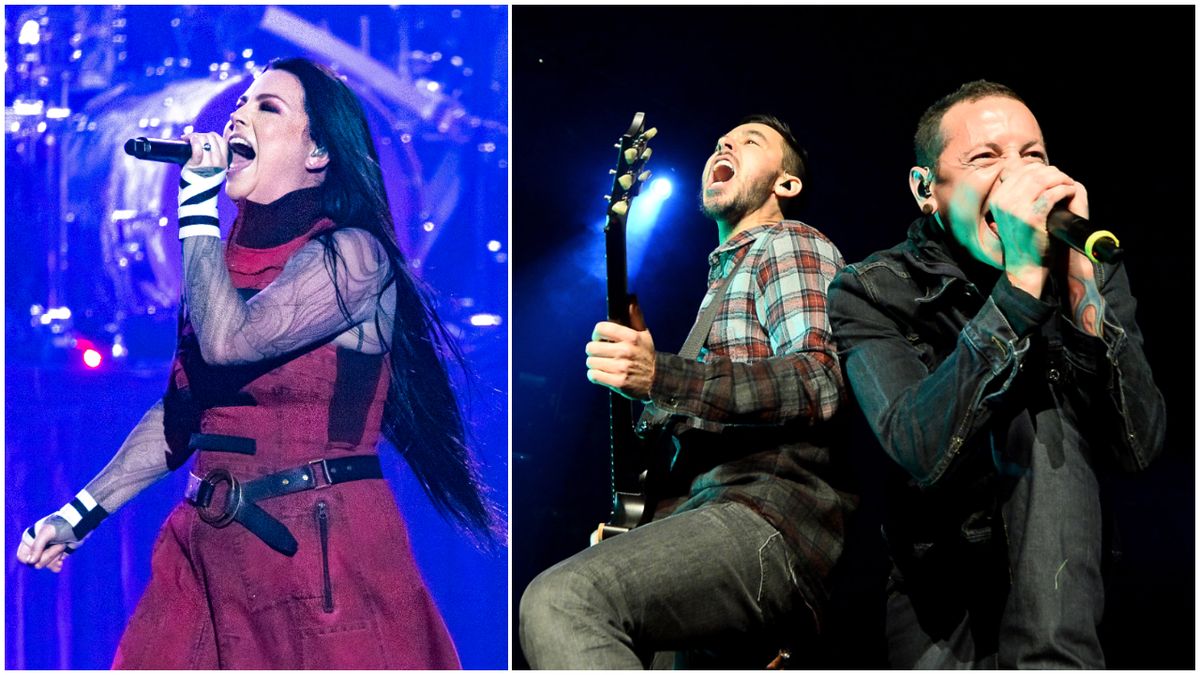 Evanescence’s Amy Lee on rumours she could replace Chester Bennington in Linkin Park: “It’s not true…but they should ask me about that, I might do it part time.”
