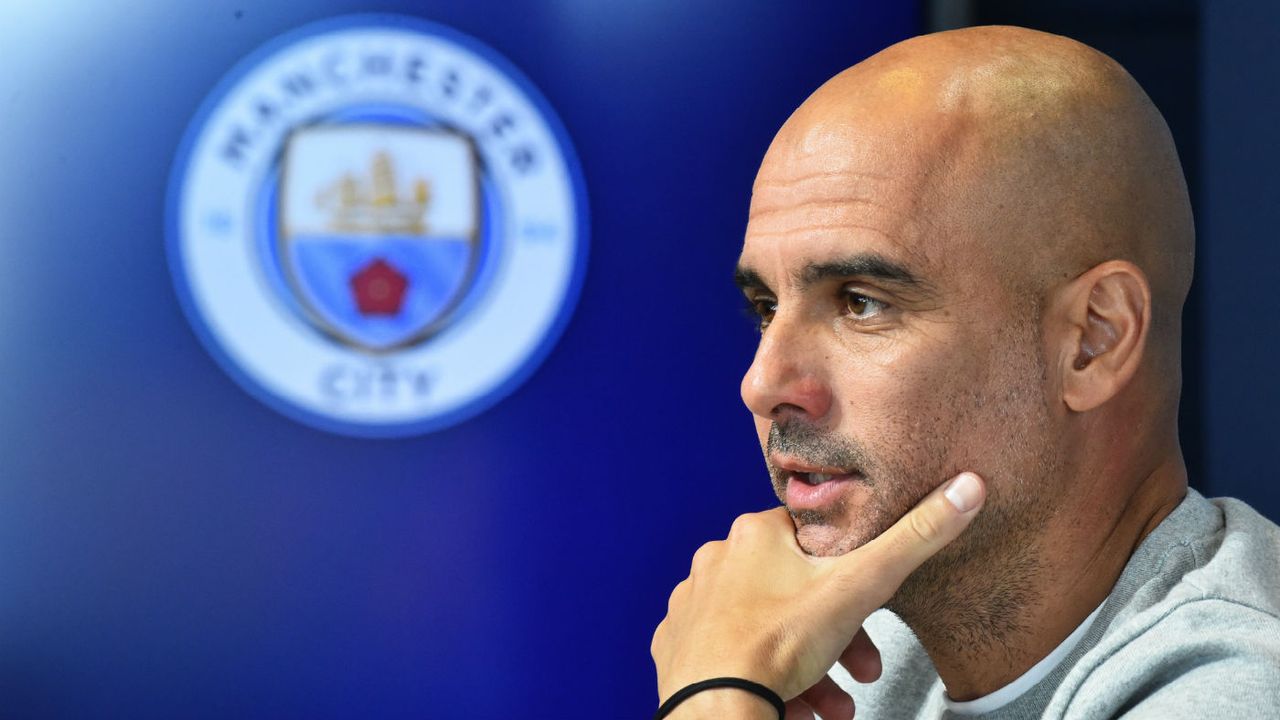 Manchester City head coach Pep Guardiola 