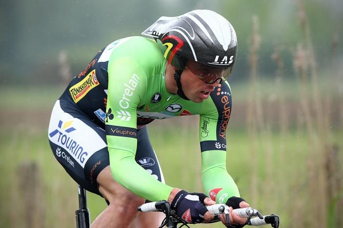 Sven Nys riding in the Tour of Belgium