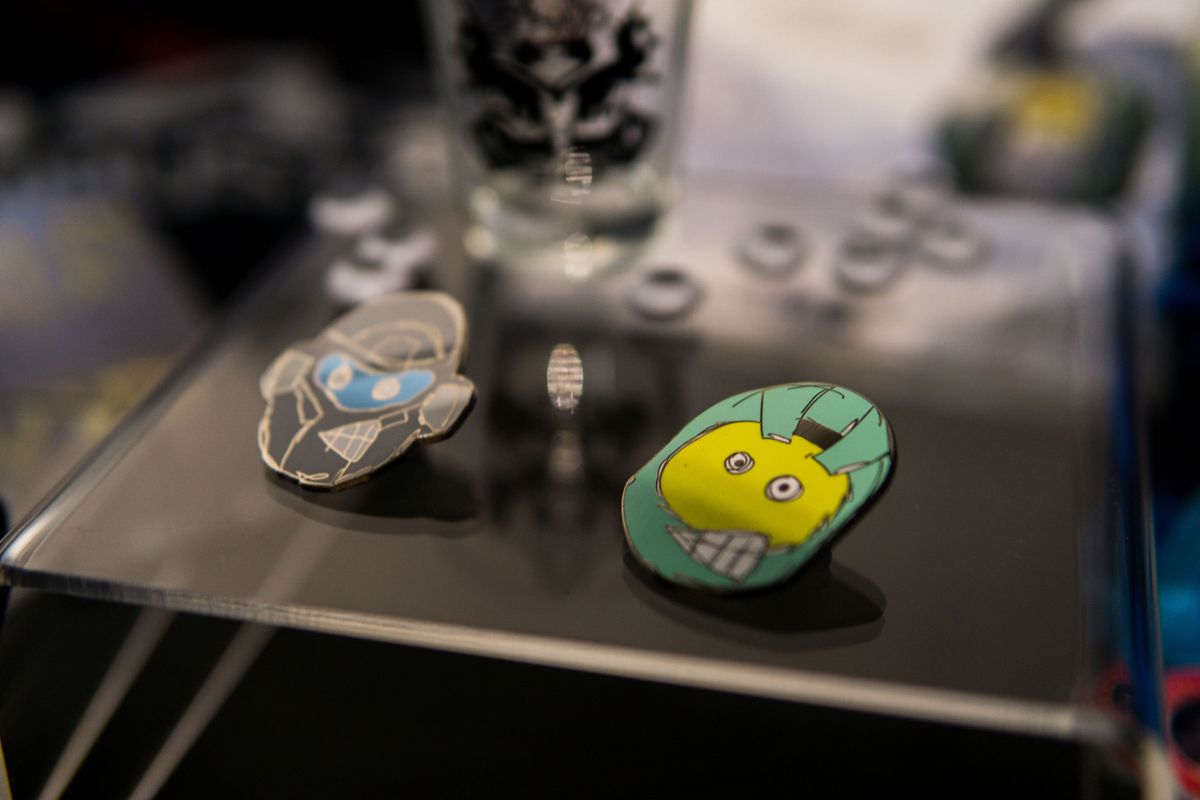 Mr. Chief and Locke pins, made for 343 employees.