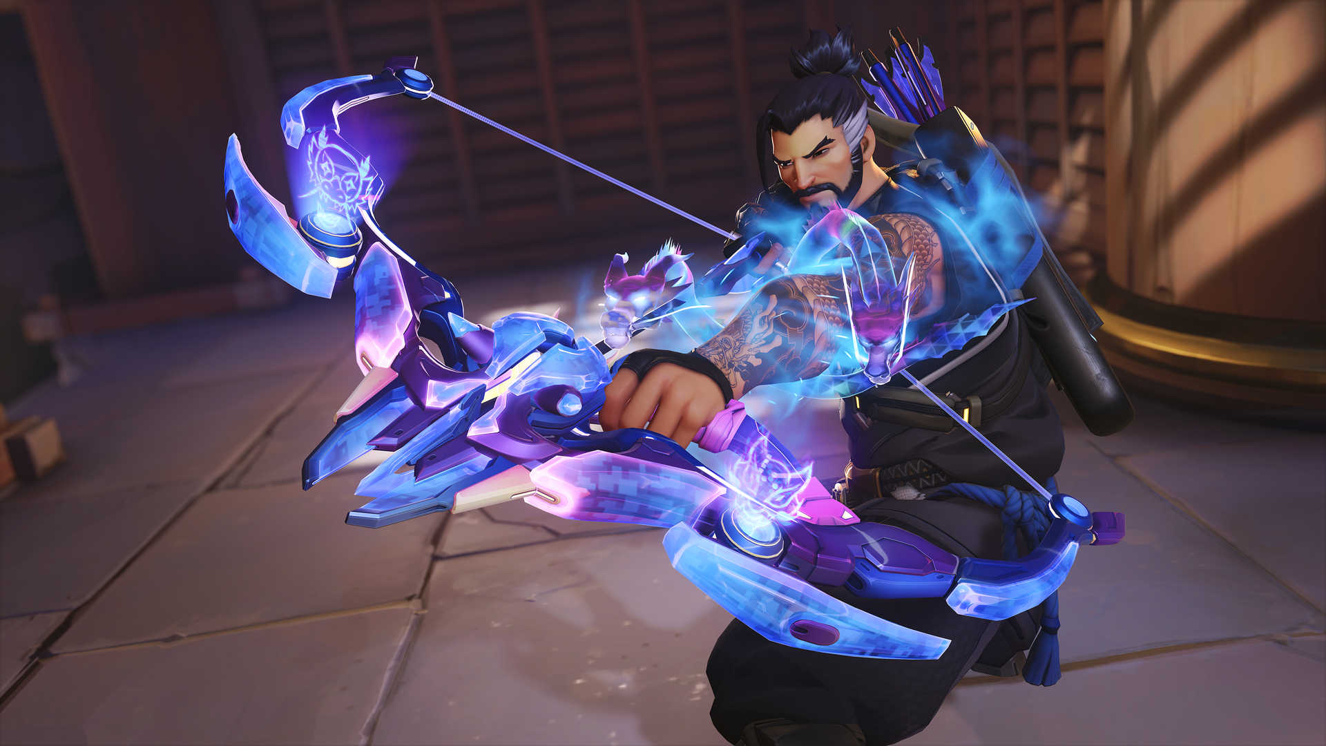 A promotional screenshot of Overwatch season 3 skins.