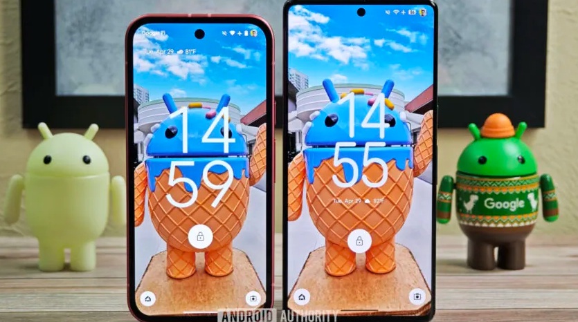 Android 16's code teases a lock screen redesign, that alters the clock font slightly and places the date/temp under it when there are no notifications.