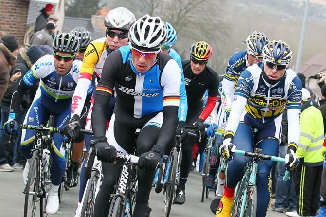 Marcel Sieberg, Robert Wagner, Tom Boonen, and Kris Boeckmans