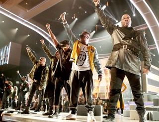 A Tribe Called Quest and Busta Rhymes at the Grammys