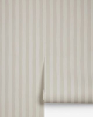 Neutral colored striped wallpaper