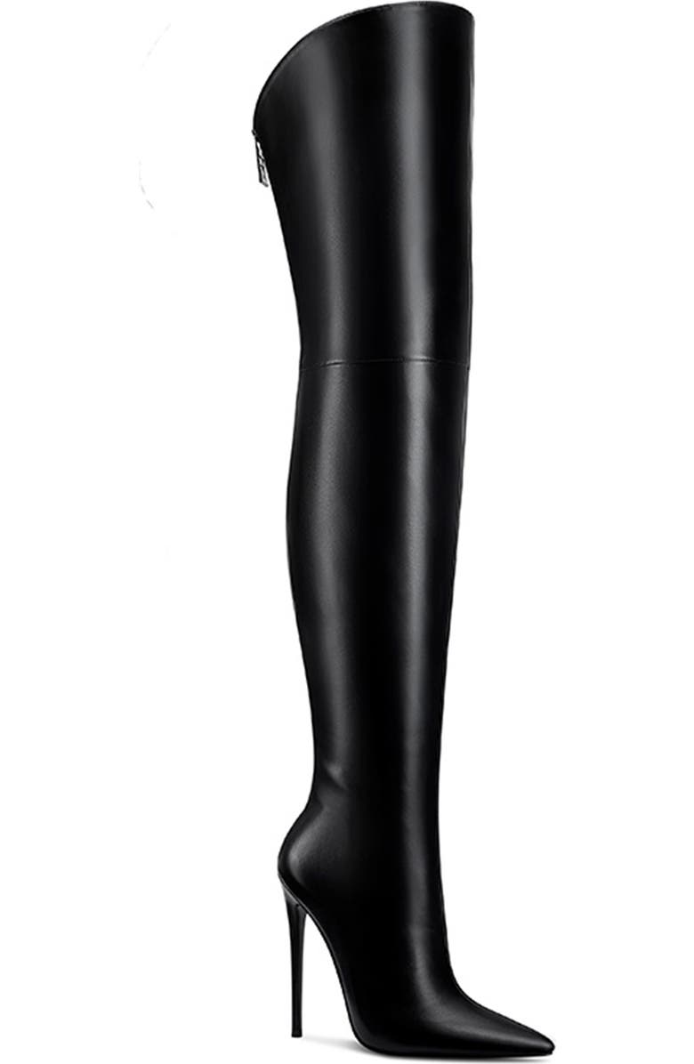 The Scorpio Pointed Toe Thigh High Boot