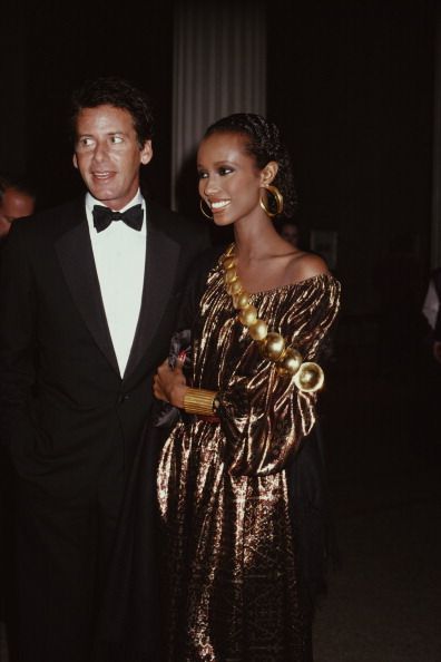 1981: Calvin Klein and Iman