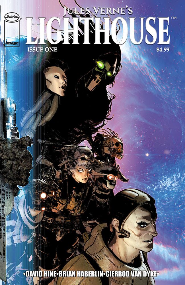 Creators Brian Haberlin and David Hine take "Jules Verne's Lighthouse" into the depths of deep space piracy starting this April.