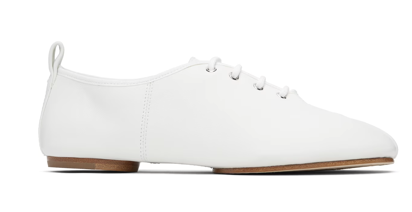 Maison Margiela, White Tabi Jazz Lace-Up Derbys