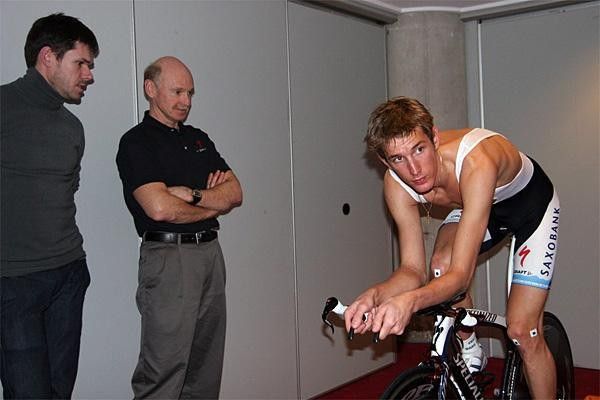 Schleck is watched closely.