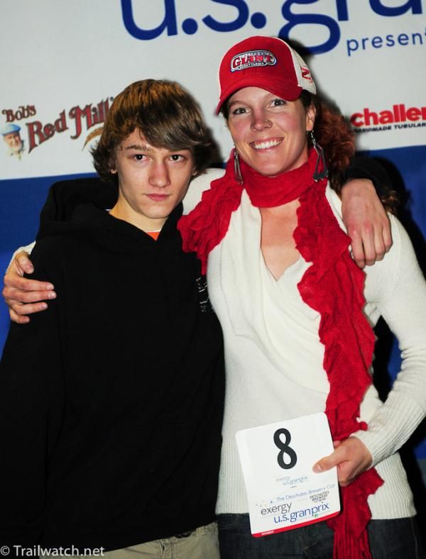Teal Stetson-Lee at the number presentation ceremony