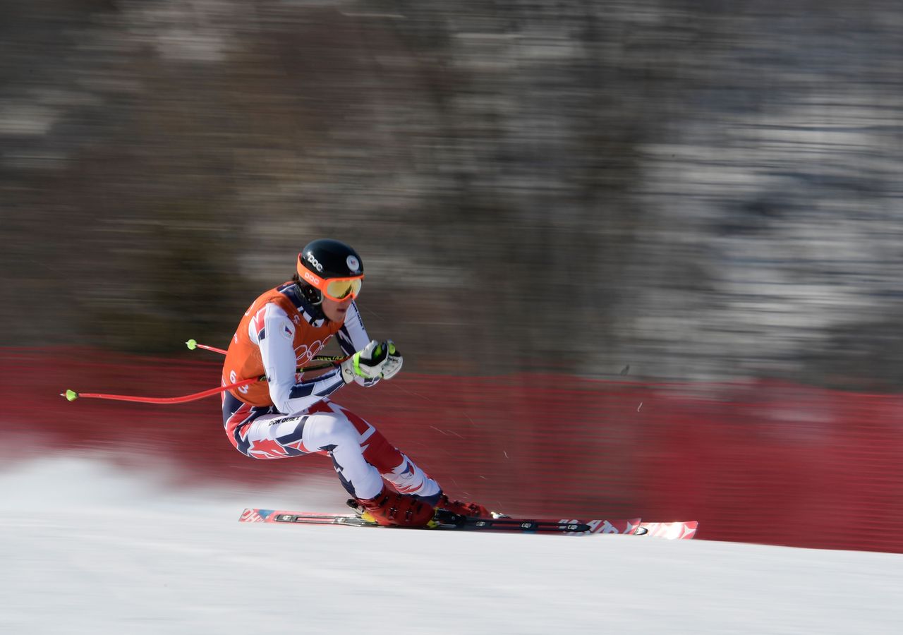 Czech Republic&amp;#039;s Jan Zabystran at the Winter Olympics.