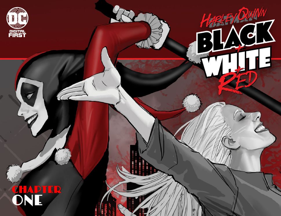 ‘Harley Quinn: Black + White + Red’ Coming to Digital and Print