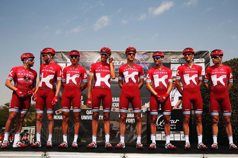 The Katusha team