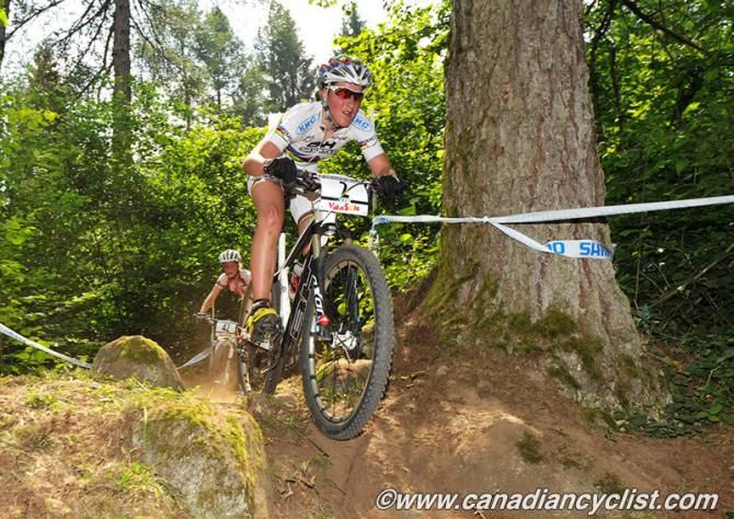 Julie Bresset (Bh - Sr Suntour - Kmc) returns after a broken collarbone