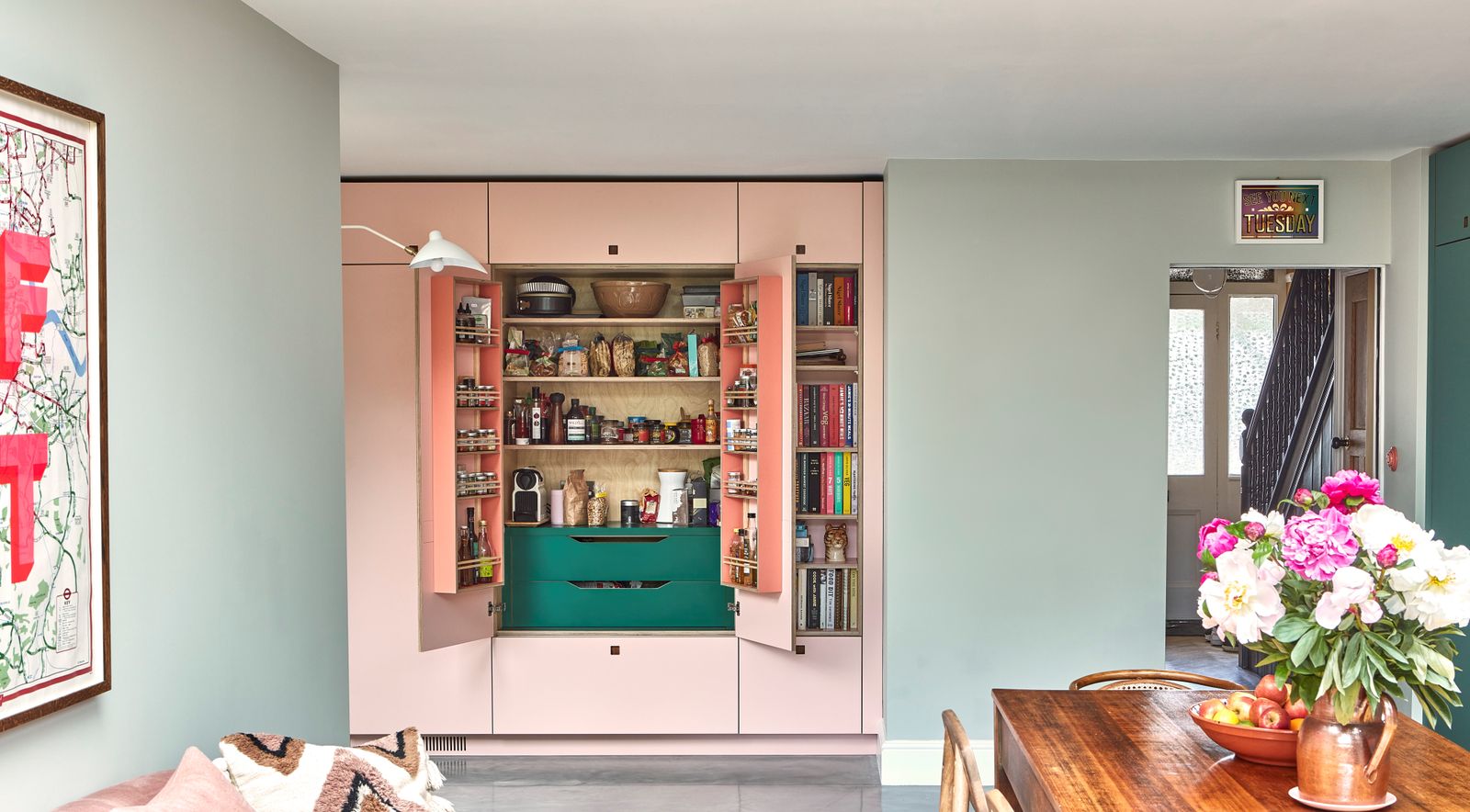 What color should I paint my pantry shelves? Livingetc