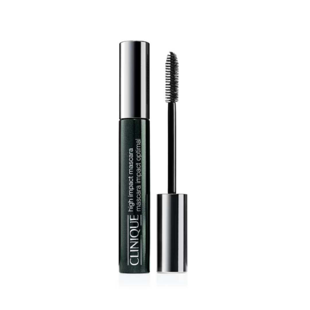 A product shot of the Clinique High Impact Mascara, on a white background