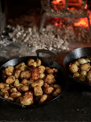 Roast potatoes by Skye Gyngell for New Year's recipes