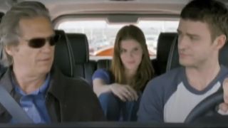Jeff Bridges, Kate Mara, and Justin Timberlake in The Open Road