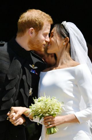 Meghan Markle's bouquet at her wedding