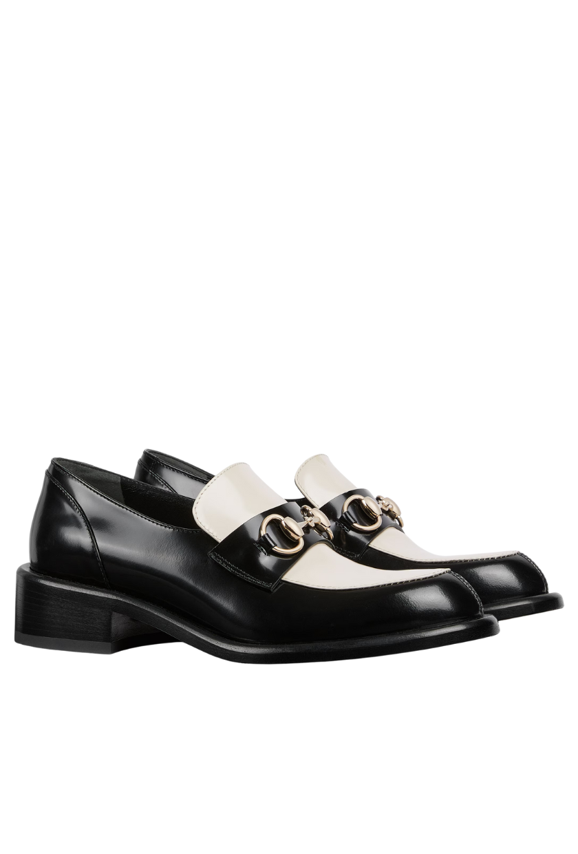 An image of Gucci loafers.