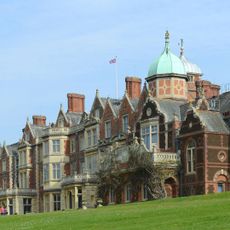The exterior of the Sandringham house