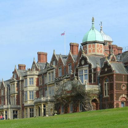 The exterior of the Sandringham house