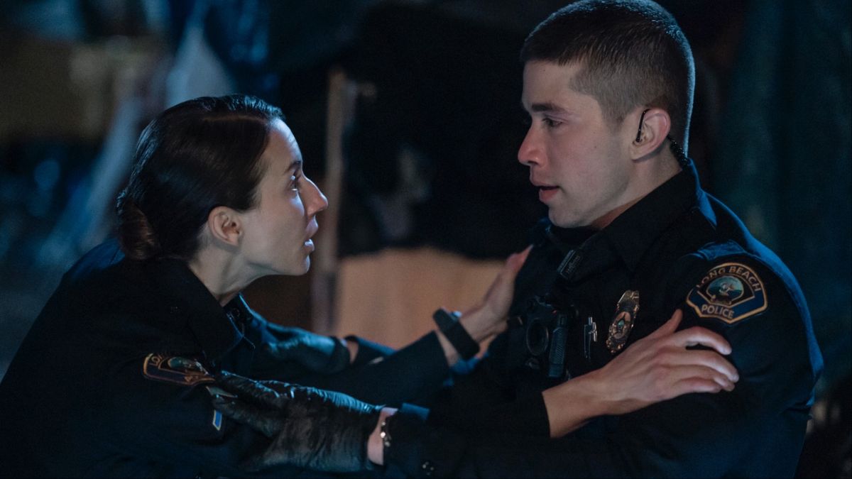 Troian Bellisario and Brandon Larracuente in Prime Video&#039;s On Call