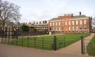 A general view of the State Apartments of Kensington Palace and Apartment 1A (L) which is covered in scaffolding whilst refurbishment works are being carried out on January 08, 2013 in London, England. Prince William, Duke of Cambridge and Catherine, Duchess of Cambridge are scheduled to take up residence in apartment 1A of the Palace in 2013.