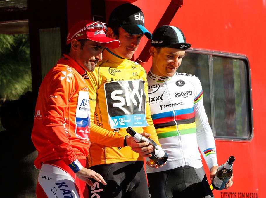 The 2015 podium at the Volta ao Algarve