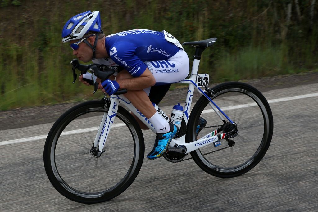 Jonathan Clarke (UnitedHealthcare) tucks in