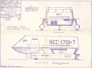 Galileo Shuttlecraft Blueprints