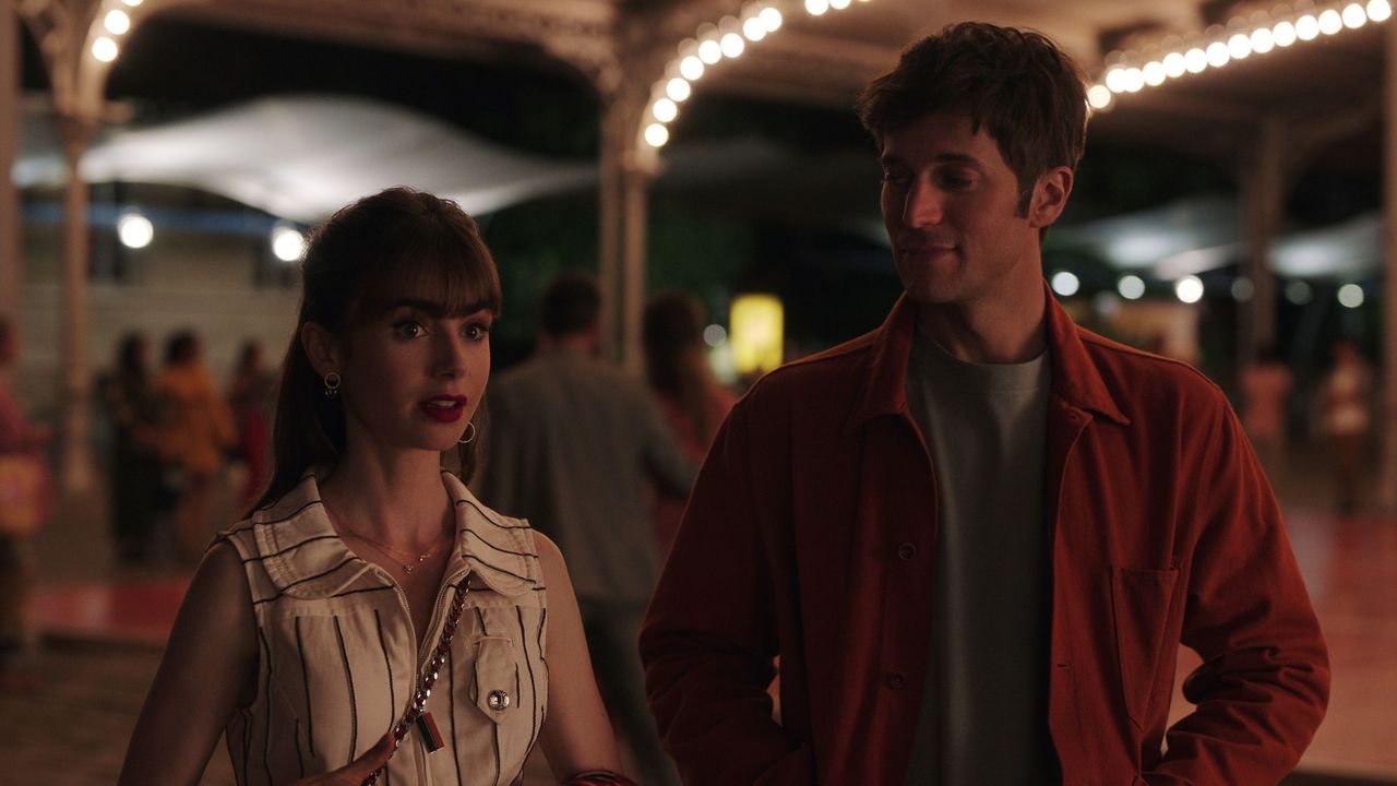 Lily Collins and Lucas Bravo star in Emily in Paris