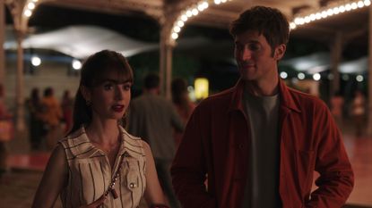 Lily Collins and Lucas Bravo star in Emily in Paris