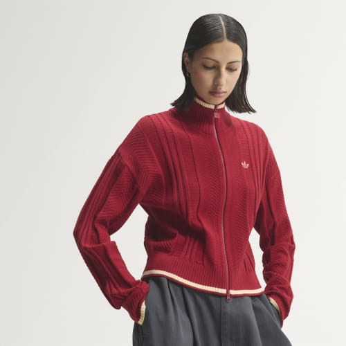 Cable Knit Firebird Track Top