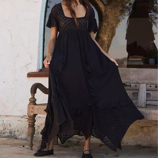 Free People lace maxi dress