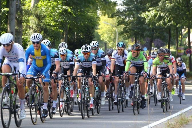The front of the peloton