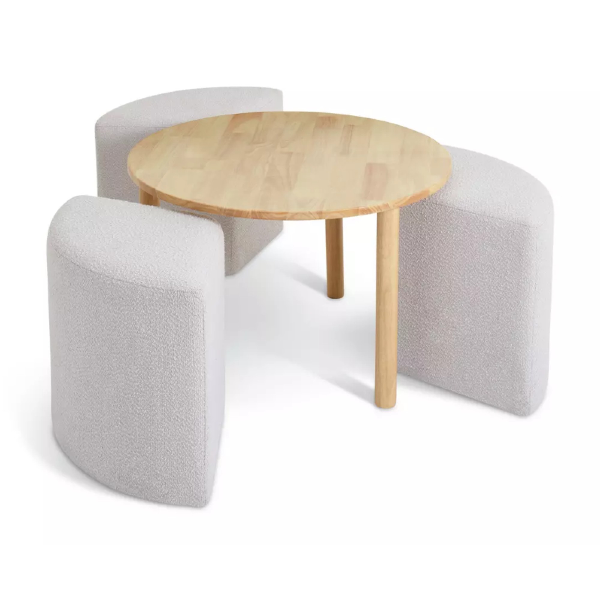 Habitat Harriet Coffee Table and Pouffes