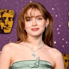 Sadie Sink at the BAFTAs 2026 red carpet